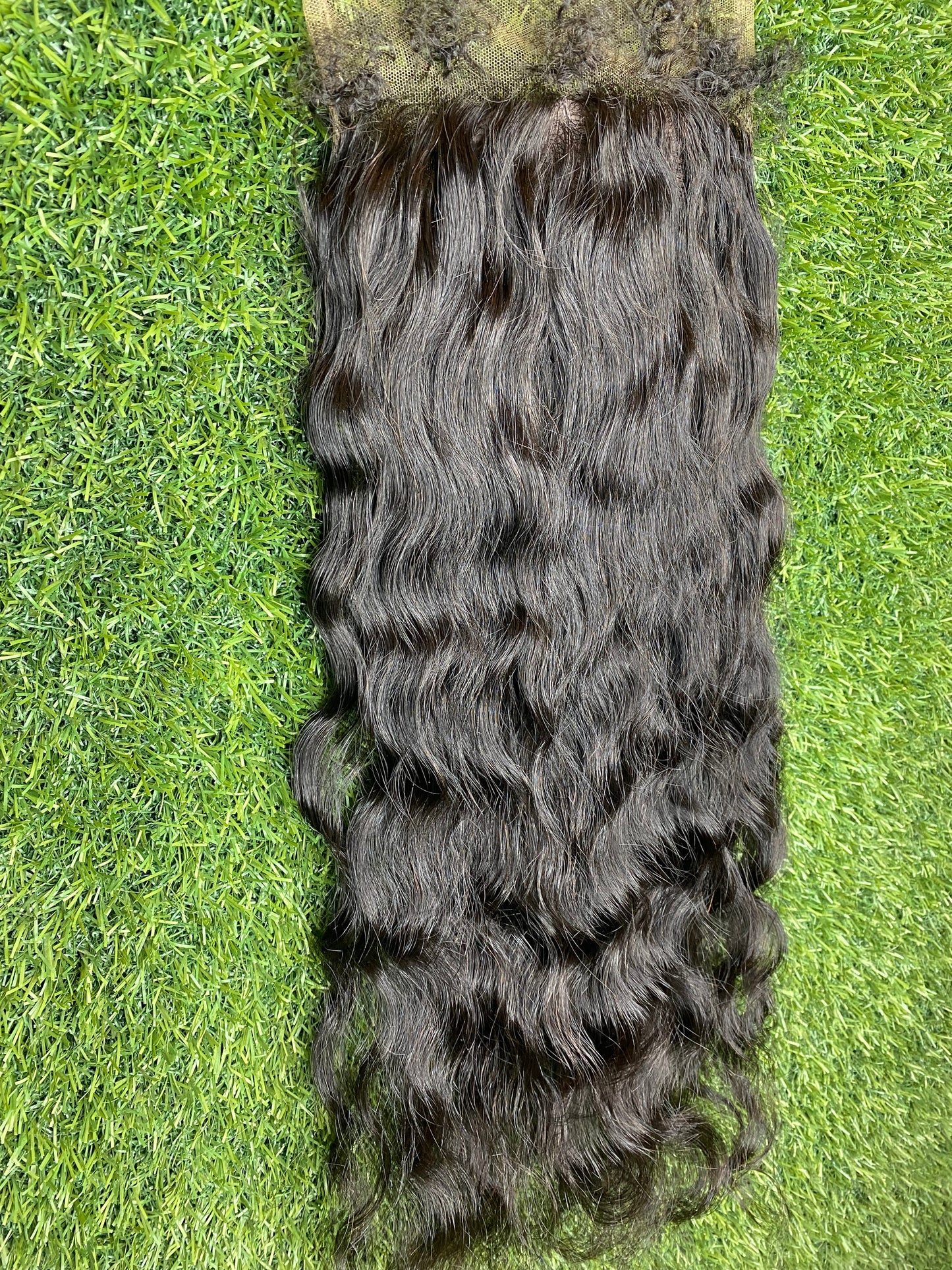 18" Soft Wave, Dark Silk, Extended Closure 7x4"