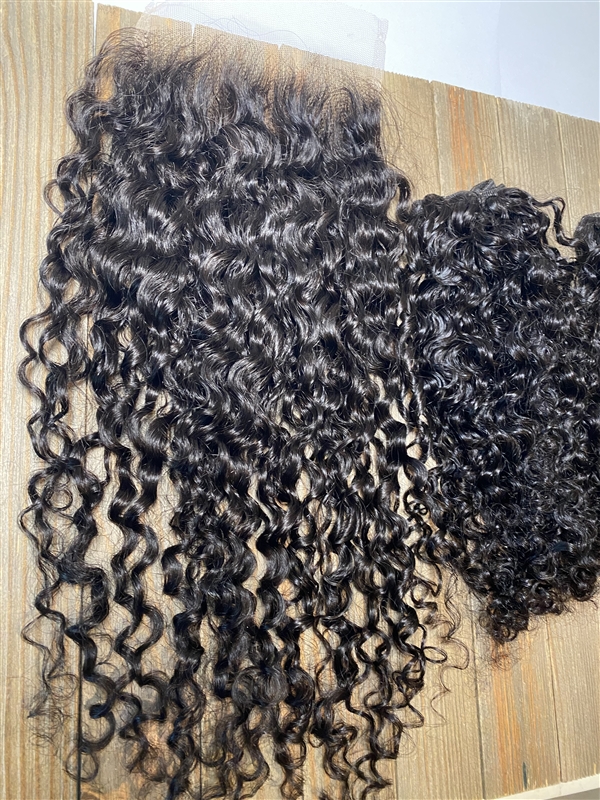 14" CURL BABY 5x5"  HD LACE CLOSURE